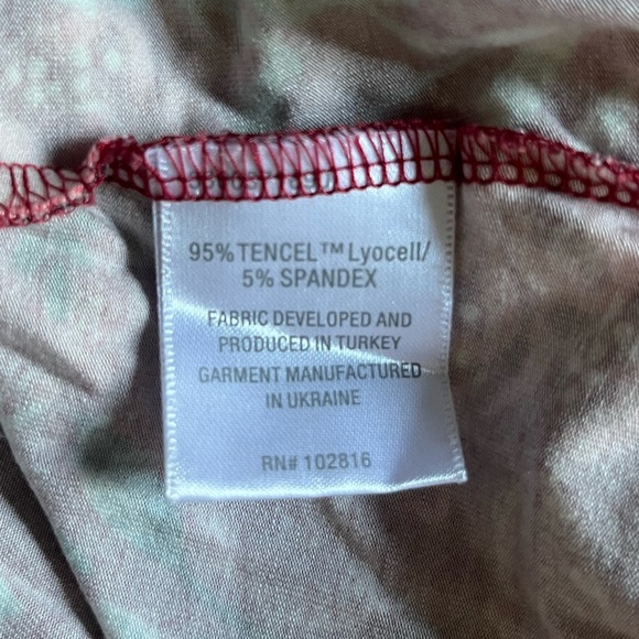 Garnet Hill Red Floral Ruffle Sleeve Maxi Dress - Picture 12 of 12